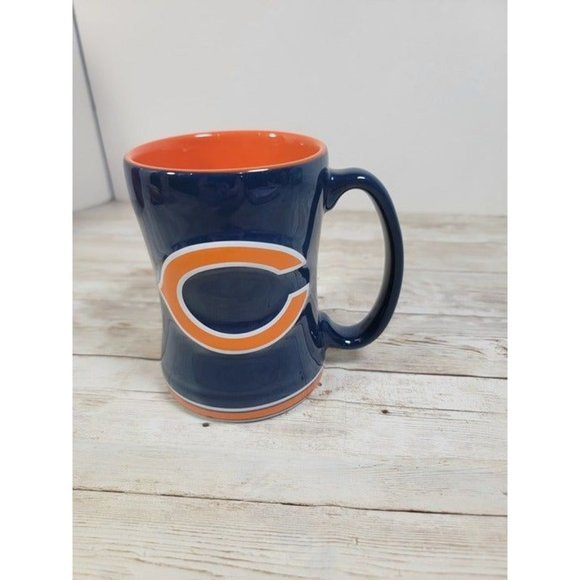 Boelter Brands NFL Chicago Bears Relief Sculpted Ceramic‎ Coffee Mug NWOT - Picture 1 of 7